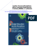 secdocument_543Download Design Education Across Disciplines Transformative Learning Experiences For The 21St Century Miikka J Lehtonen full chapter