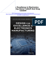 Download Design For Excellence In Electronics Manufacturing Cheryl Tulkoff And Greg Caswell full chapter