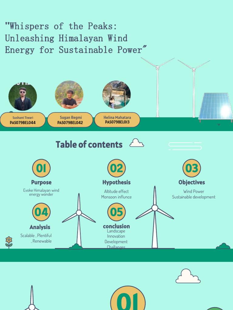 Himalayan Wind Energy for Sustainability | PDF | Wind Power | Renewable ...