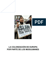 La colonización de Europa por parte de los musulmanes