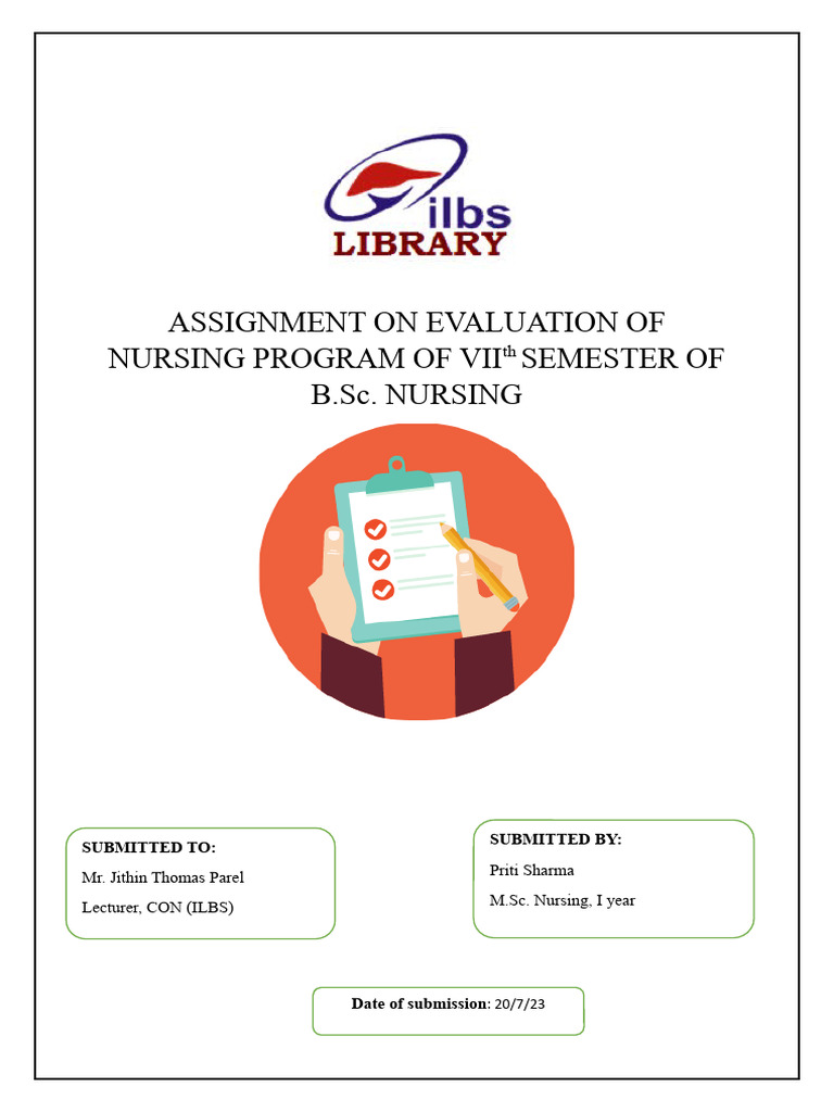 Evaluation of B.Sc. Nursing Program | PDF | Nursing | Health Care