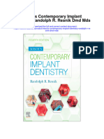 Mischs Contemporary Implant Dentistry Randolph R Resnik DMD Mds Full Chapter