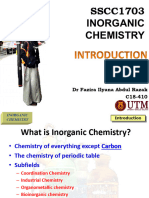 Briefing and Introduction of Chemistry