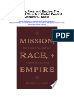 Mission Race and Empire The Episcopal Church in Global Context Jennifer C Snow Full Chapter