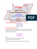 3 Topic: Applications of Partial Differential Equations