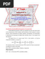 2 Topic: Applications of Partial Differential Equations