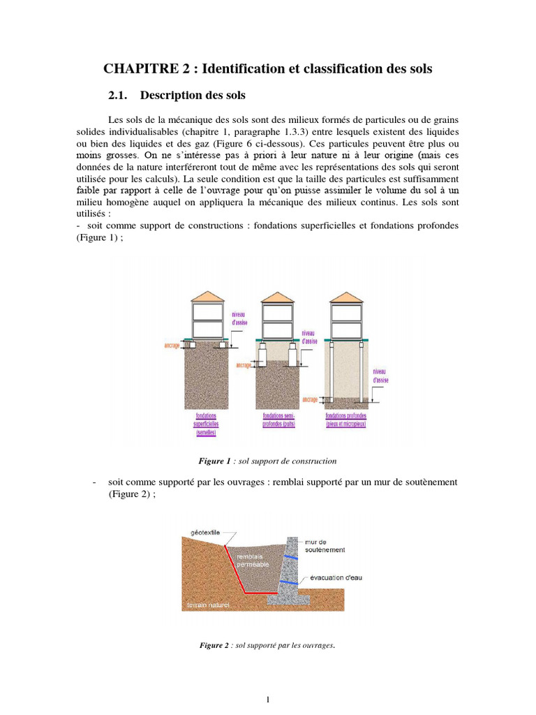 Classification des sols grenus | PDF | Porosité | Physique appliquée et ...