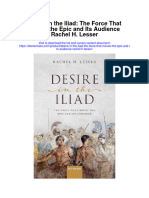 Desire in The Iliad The Force That Moves The Epic and Its Audience Rachel H Lesser Full Chapter