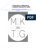 Download Mktg 4 Principles Of Marketing Canadian Edition Charles W Lamb full chapter