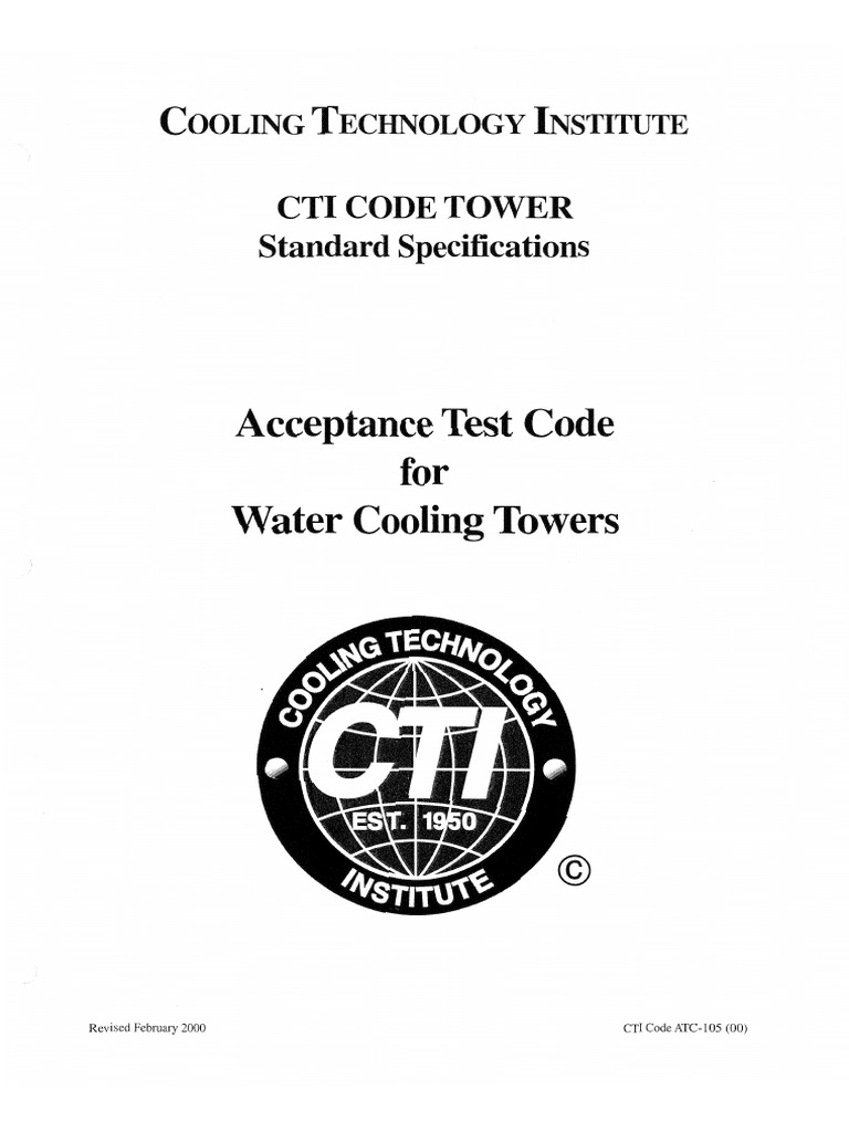 CTI ATC-105 Acceptance Test Code | PDF | Technology & Engineering