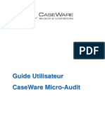 Guide Utilisateurs CaseWare Micro-Audit