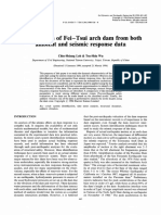 Loh & Wu (1996) Identification of Fei-Tsui Arch Dam From Both Ambient and Seismic Response Data