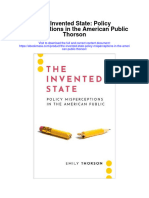 Download The Invented State Policy Misperceptions In The American Public Thorson full chapter