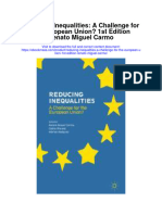 Download Reducing Inequalities A Challenge For The European Union 1St Edition Renato Miguel Carmo all chapter