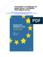 Reducing Inequalities A Challenge For The European Union 1St Edition Renato Miguel Carmo All Chapter