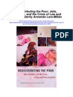 Download Redistributing The Poor Jails Hospitals And The Crisis Of Law And Fiscal Austerity Armando Lara Millan all chapter