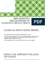Lecture 5 & 6 31.8.2020 & 3.9.2020 Breakdown mechanisms in gaseous dielectrics