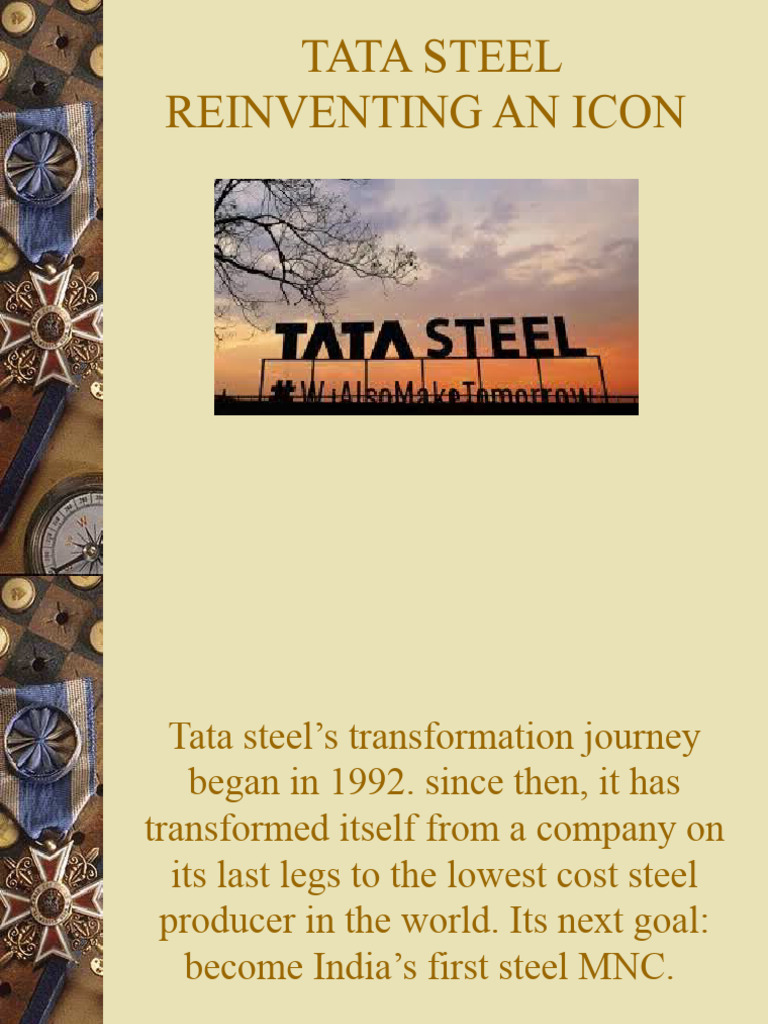 Business Transformation TATA Steel | PDF | Steel | Economies