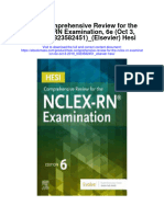 Download Hesi Comprehensive Review For The Nclex Rn Examination 6E Oct 3 2019_0323582451_Elsevier Hesi full chapter