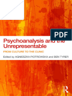 Agnieszka Piotrowska, Ben Tyrer - Psychoanalysis and the Unrepresentable_ From Culture to the Clinic-Routledge (2016)