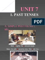 Past Tenses & Cohesive Words