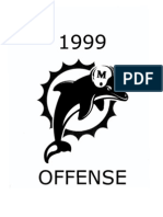 1999 Miami Dolphins Offense