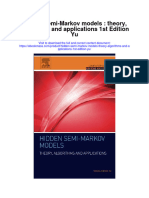 Download Hidden Semi Markov Models Theory Algorithms And Applications 1St Edition Yu full chapter