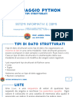 Dati Struttura in Python