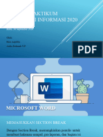Materi Praktikum Pertemuan III - Microsoft Word