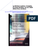 Download Developing Global Leaders Insights From African Case Studies 1St Ed 2020 Edition Eva Jordans full chapter