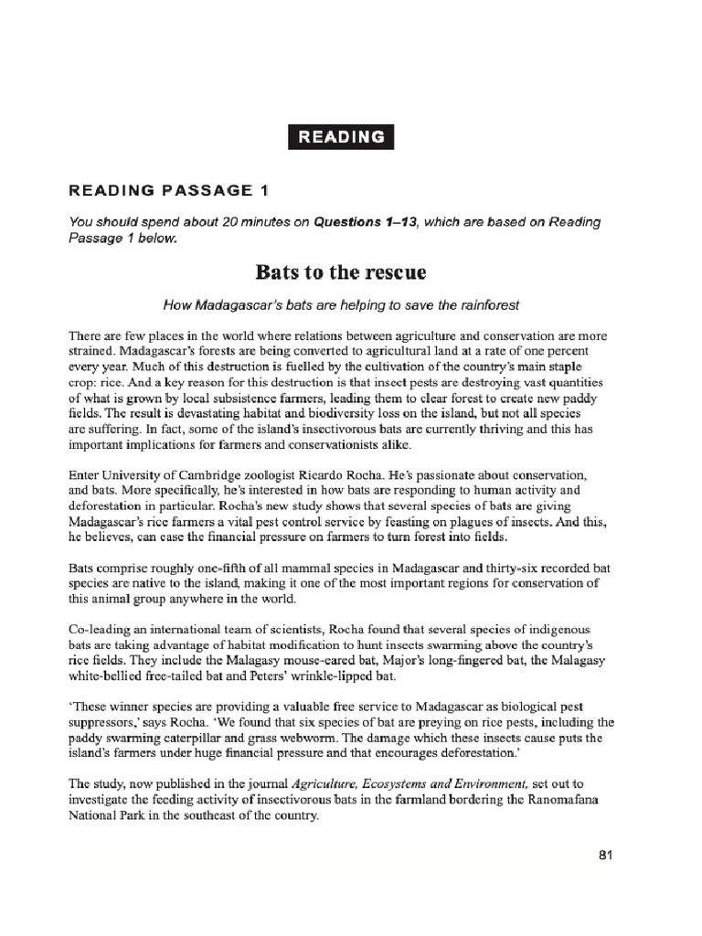 Reading Task 10 | PDF