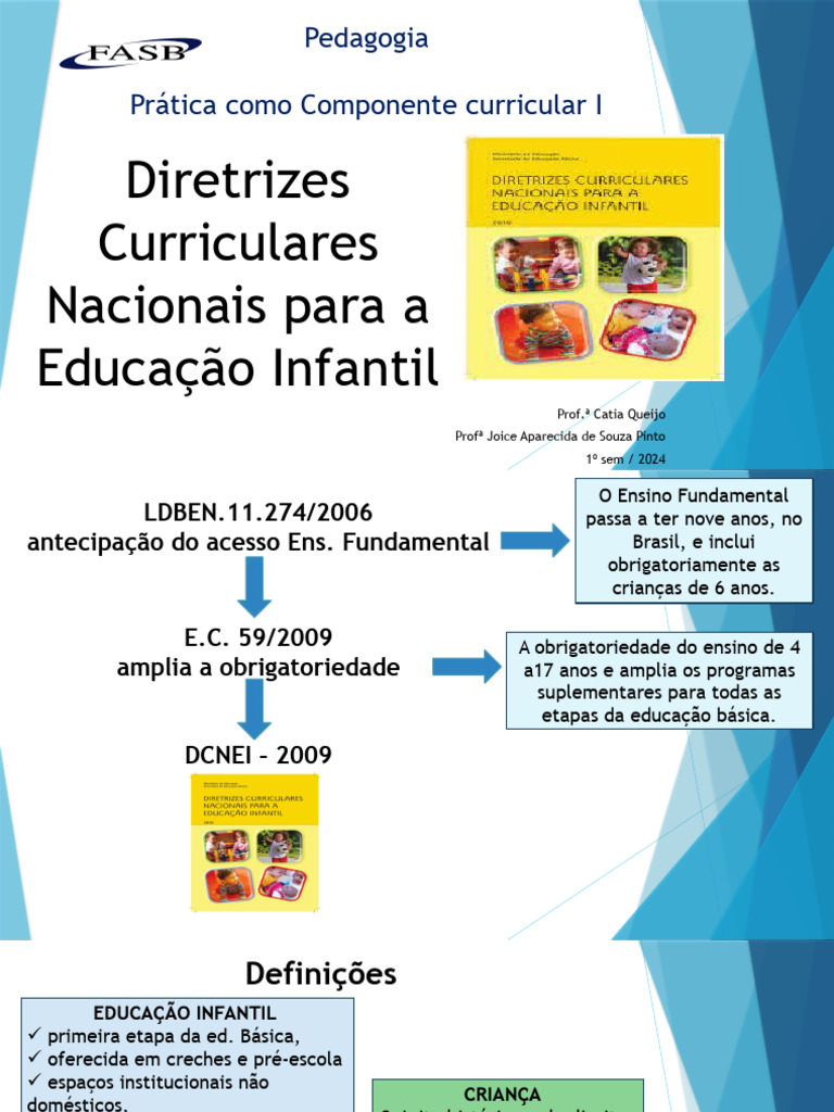 Diretrizes Curriculares para Educação Infantil | PDF | Pré-escola ...
