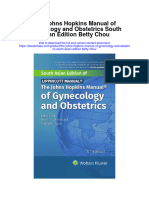 Download The Johns Hopkins Manual Of Gynecology And Obstetrics South Asian Edition Betty Chou full chapter