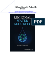 Regional Water Security Robert C Brears All Chapter