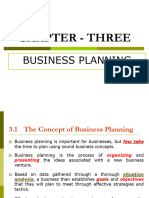 CHAPTER - 3 Business planning