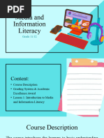 Media and Information Literacy