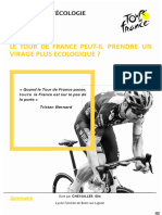 Le Tour de France Peut-Il Prendre Un Virage Plus Écologique ?