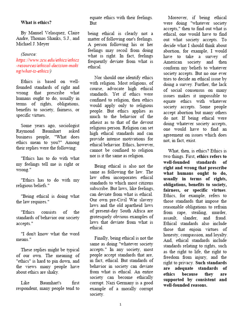 Understanding Ethics and Morality | PDF | Relativism | Argument