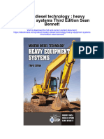 Modern Diesel Technology Heavy Equipment Systems Third Edition Sean Bennett Full Chapter