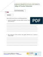 Activity Unit Iii Lesson Ii Values Formation