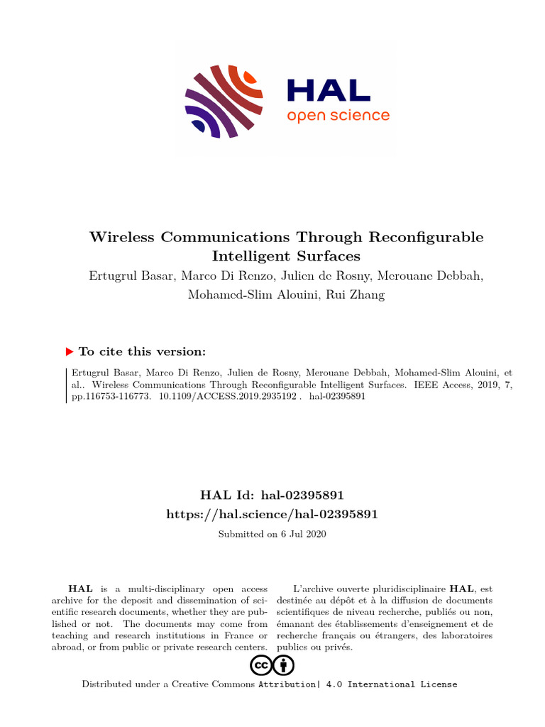 2019-Wireless Communications Through Reconfigurable Intelligent ...