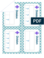 4 CARTE MODELE en BARRES DIVISIONS