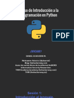 Curso Introduccion Python