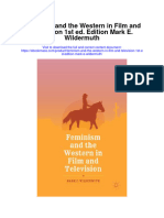 Feminism and The Western in Film and Television 1St Ed Edition Mark E Wildermuth Full Chapter