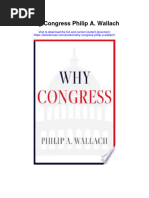 Why Congress Philip A Wallach All Chapter