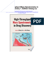 High Throughput Mass Spectrometry in Drug Discovery 1 Edition Chang Liu Full Chapter
