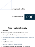 Food Hygiene Lec 1