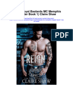 Reign Royal Bastards MC Memphis Chapter Book 1 Claire Shaw All Chapter