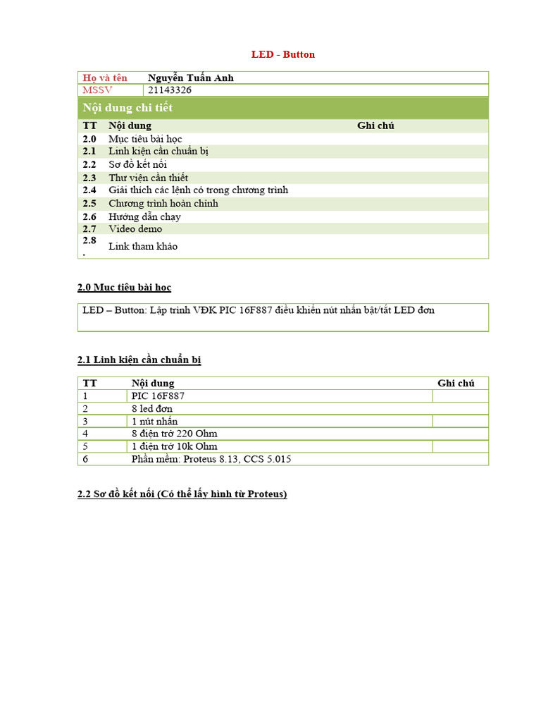 LED Button ON OFF | PDF