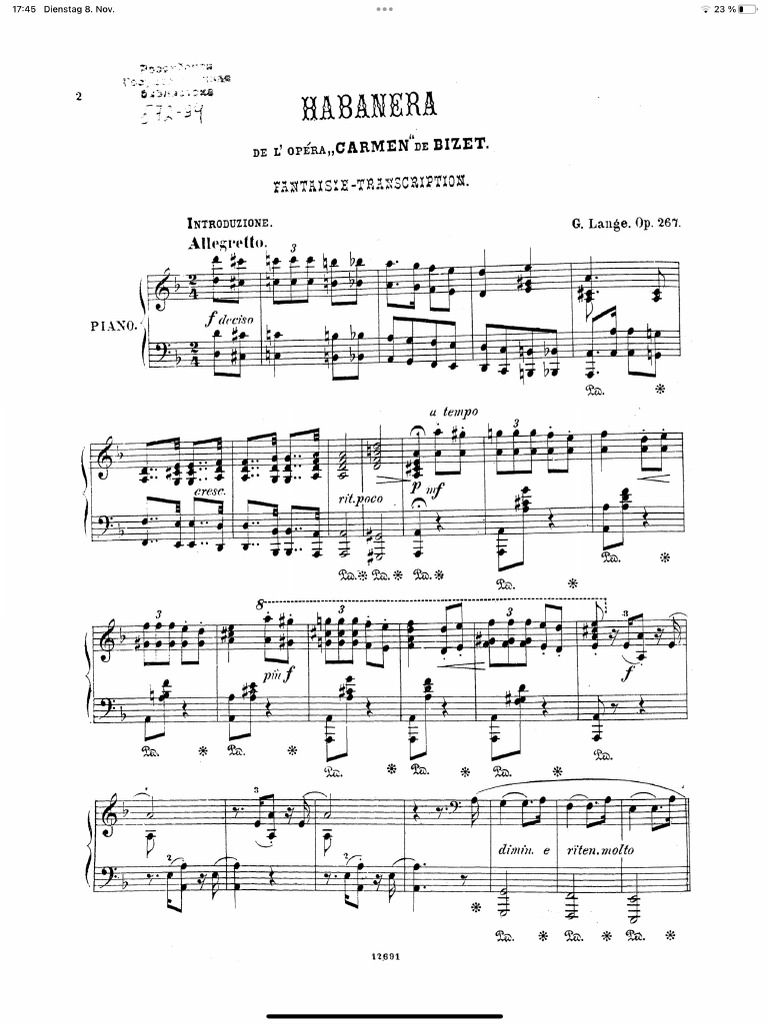 Habanera | PDF